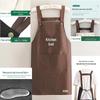 Waterproof, Oil-proof, and Stain-proof Custom Logo Unisex Apron for Work, Kitchen, and Barber Shop