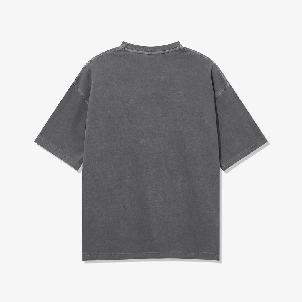 Hwilla Pigment Washed Lettering Short Sleeve T-Shirt (Fs262Rs01X001042)