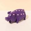 Latex Dog Squeaky Toy Soft Spotted Pig Dog Toy Eco-Friendly Squeaky Pig Dog Toy  Pets Playing