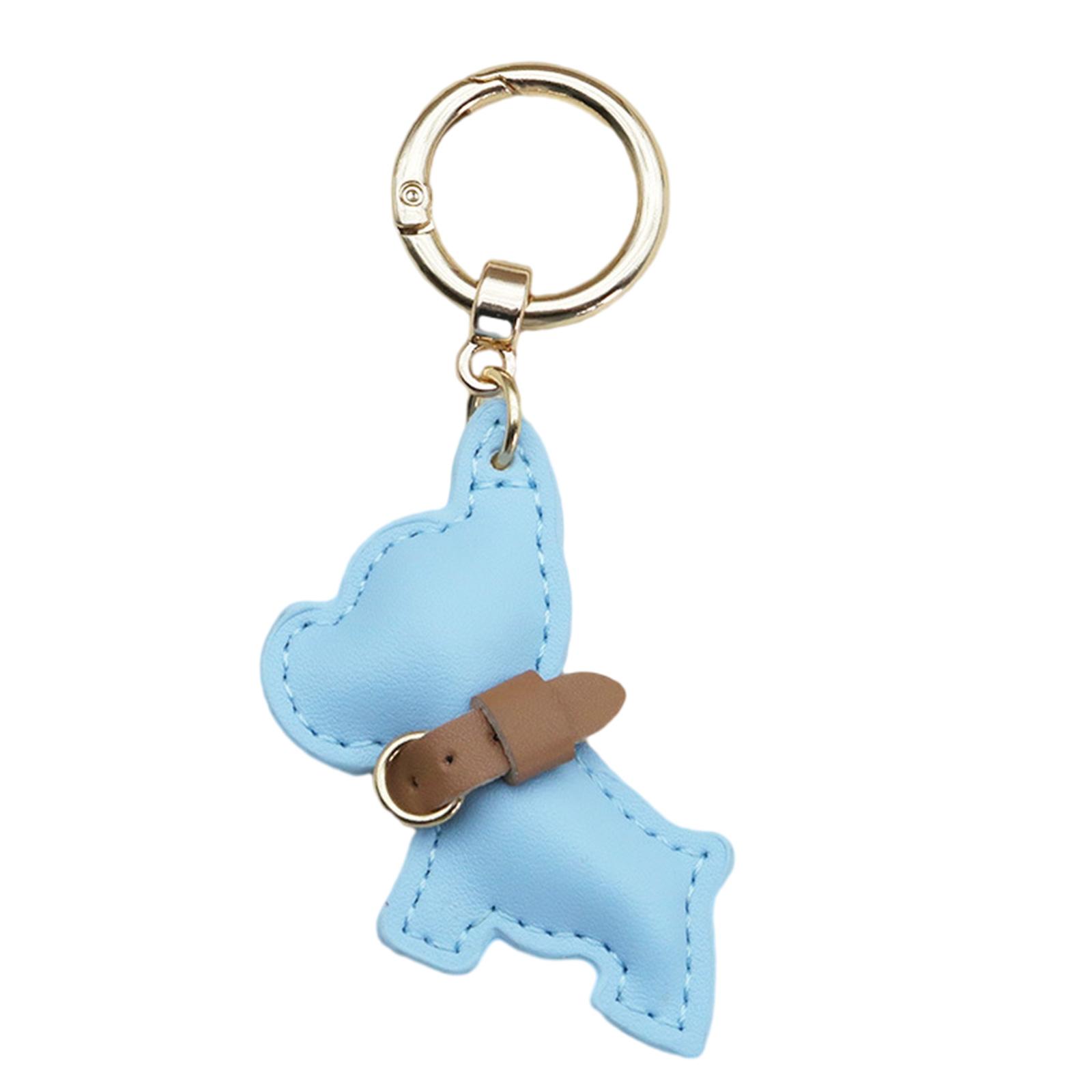 

Міні-брелок з французького бульдога зі штучної шкіри, прекрасний дизайнерський кулон-брелок, висяча прикраса для ключів від машини та сумок 13