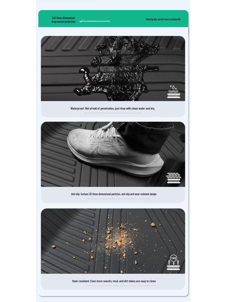 TPE Floor Mats & Waterproof Trunk Mat for 21-23 AION Y/ Y PLUS