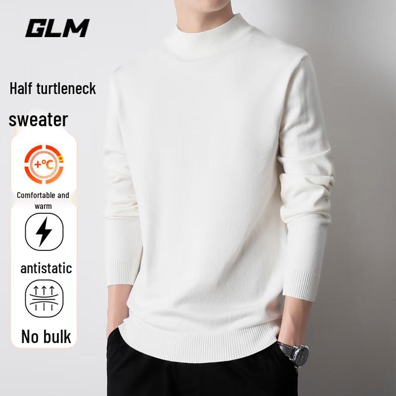 

GLM Men s Autumn/Winter Half-Turtleneck Knit Sweater 2XL
