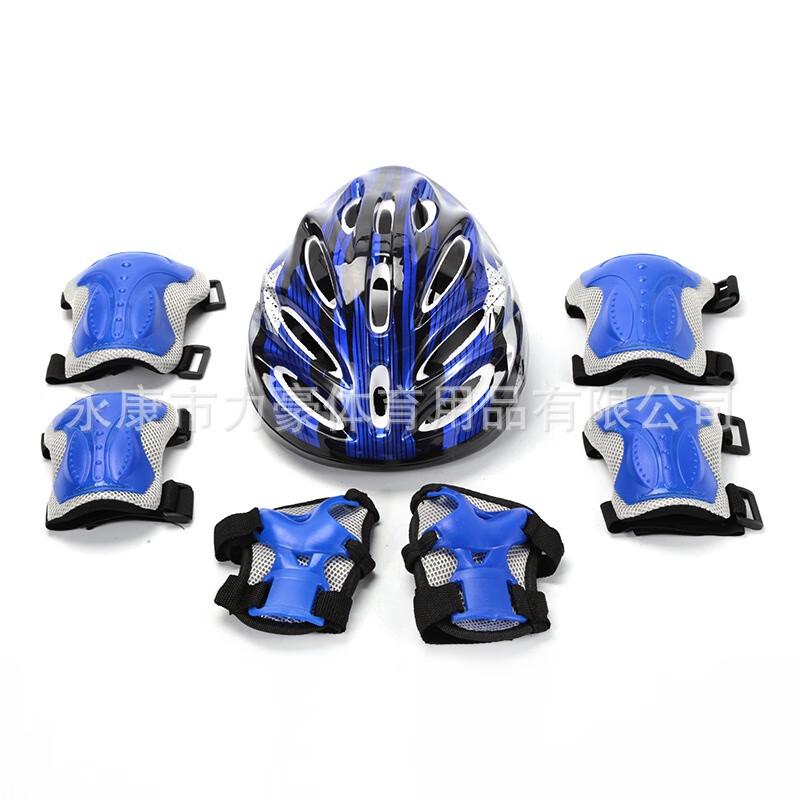 Power Hero 7-Piece Multi-Sport Protective Gear Set with Helmet