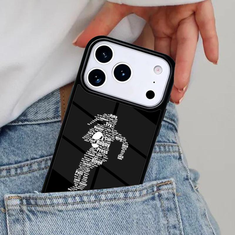 Rugby Phone Case for iPhone 17ProMax 12 13 14 15 16e 17 Pro Max Plus Air Cover