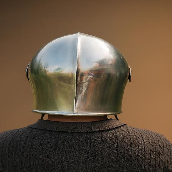 Barbuta Helmet Medieval Knight Armor 18g Mild Steel Cosplay Halloween Costume Visored Warrior Helmet