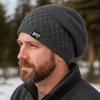 Keep Warm Pullover Cap Fleece Lined Winter Hats Simple Knitted Hats  Winter