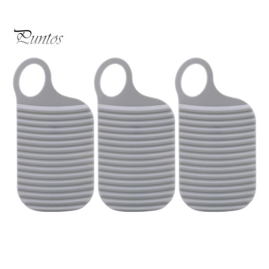 

3 шт. Мини-доска для мытья посуды, портативная ручная доска для мытья посуды, дорожная ручная мойка, отверстие для подвешивания, инструмент для мытья рук серый