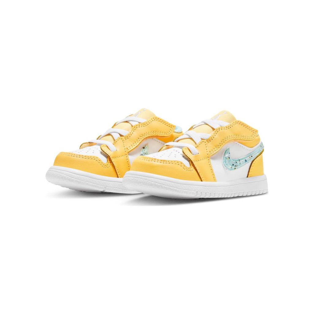 Jordan Air Jordan 1 Low Alt SE TD Slip Resistant Low top Baby & Toddler Shoes Yellow White Infant And Toddler DX4388-800