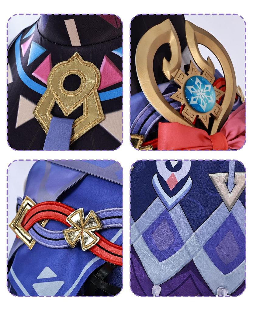Genshin Impact Citrali Cosplay Genshin Impact Full Set with Adult School Festival Costume [CR ROLECOS] Costume, Cosplay, Wig, Costume, (XXL)