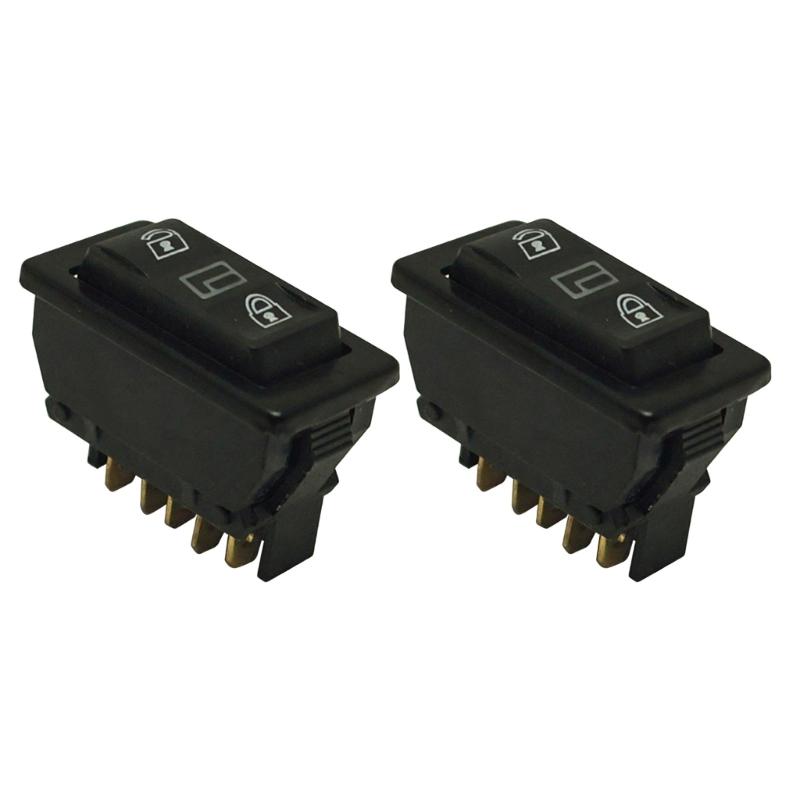 LED Backlight Universal Car Power Window Switches DC12V/24V 20A for Night Visibility in Multiple Vehicle