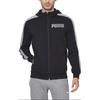 Puma Sweatshirts Men's Black Hooded Moderate Cardigan 845162-01