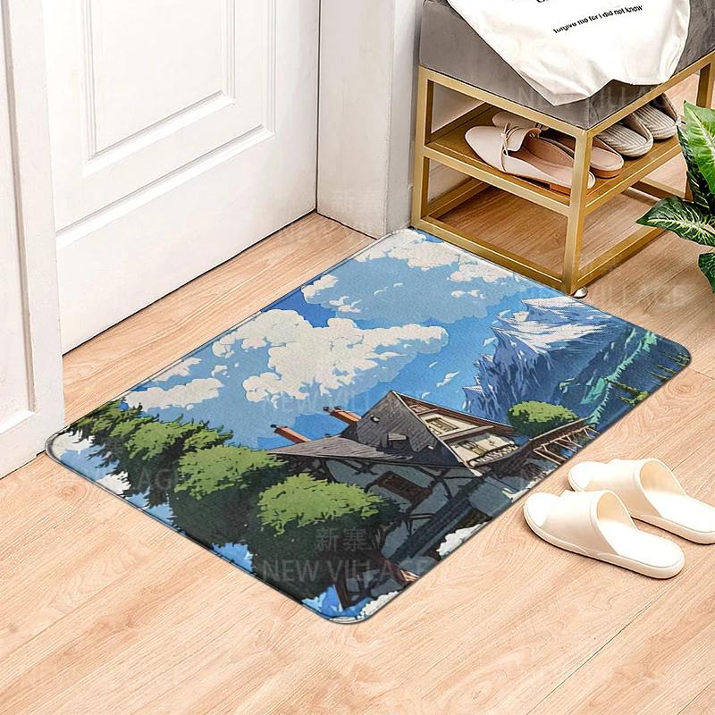 House Entrance Carpet Home Doormat Modern Nordic Style Room Bath Mat Foot Mat Bathroom Non-slip Mat Kitchen Water Absorption Mat
