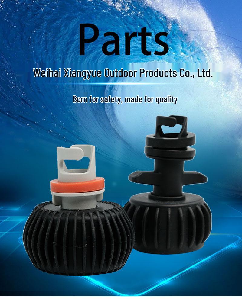 Inflatable Fishing Boat Rubber Accessories: One-Way Air Pressure Valve Gauge