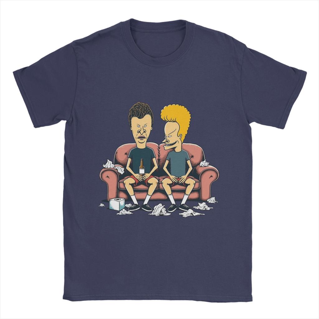 Beavis and Butt Head  T Shirt Summer  100% Cotton T Shirts For Man Leisure Casual Tshirt Short Sleeve Vintage Tees