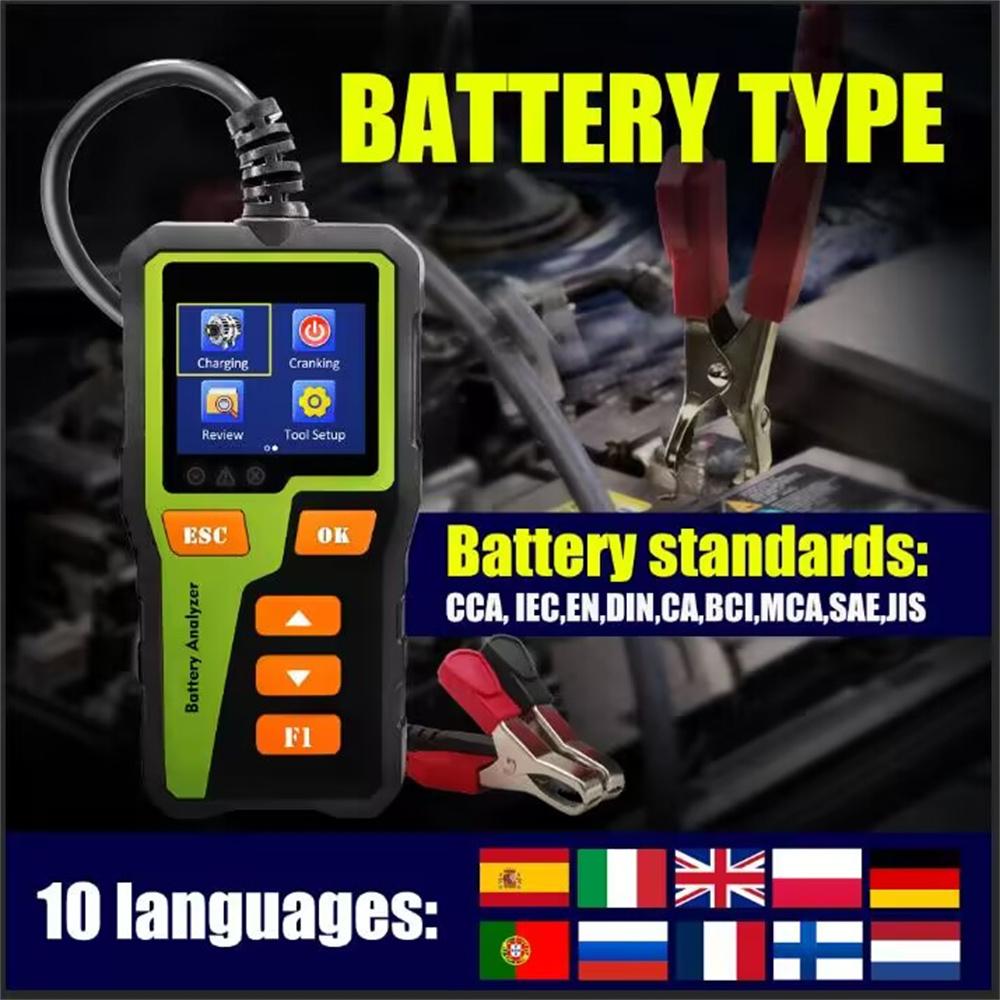 BT30 Car Battery Analyser In-vehicle Diagnostic Tool Battery Safety Analyser