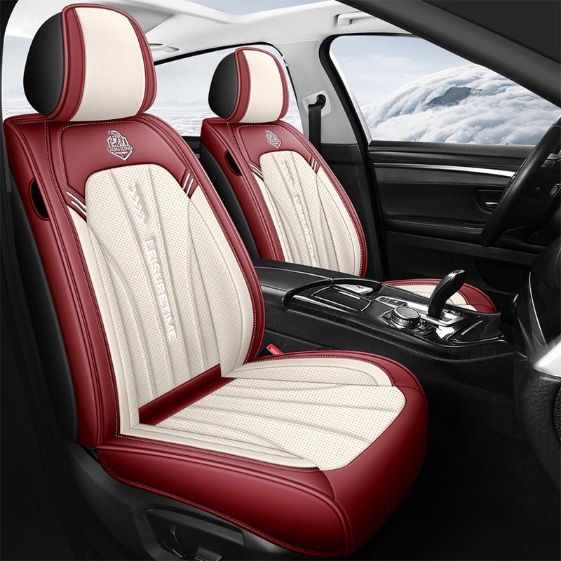 All-Season Universal Soft Leather Car Seat Cushion & Cover