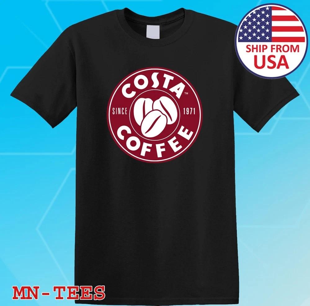 Costa Coffee Shop Black Size S-5XL L