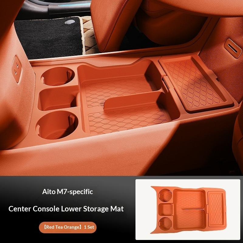 

Suitable for Wenjie New M7ultra Central Control Lower Silicone Storage Box Storage Box Interior Restoration Special Accessories