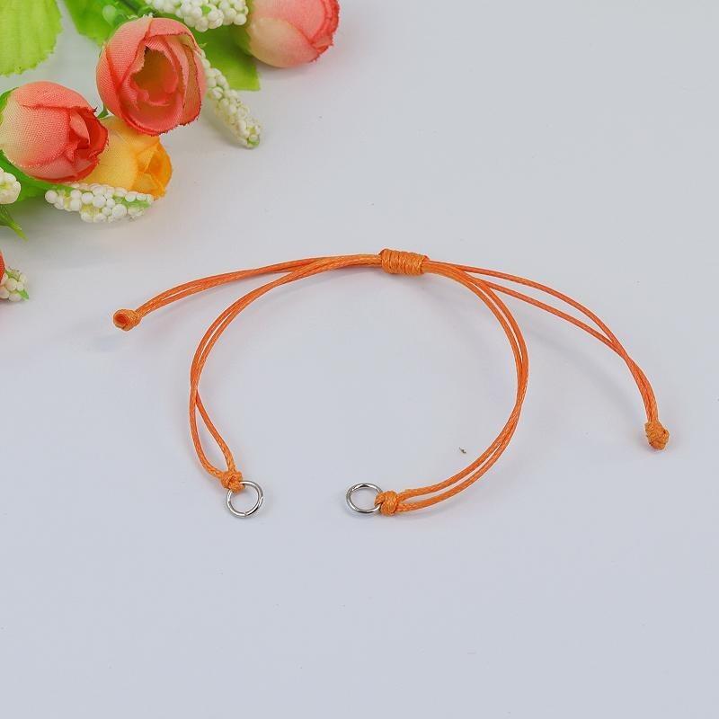 Wax rope woven bracelet DIY accessories Male and female couples adjustable work in progress Weaving bracelet accessories