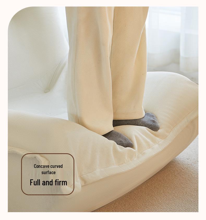 Lazy Caterpillar Beanbag Sofa: Tatami Recliner for Bedroom, Balcony, and Living Room Leisure.
