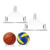 Ball Stand Stable Thickened Hollow Design Fall-resistant Solid Display Acrylic Triangle Soccer Volleyball Holder Ball Sports
