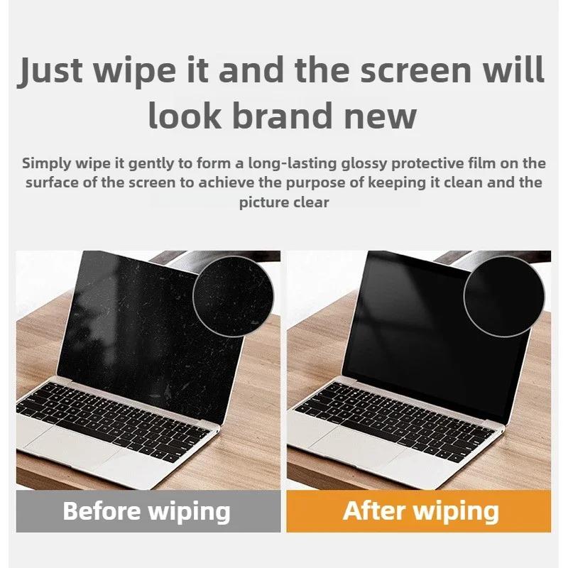 Lenços de Limpeza Descartáveis Portáteis Lenços para Óculos Lenços para Celulares Tablets Laptops Monitores de TV Carros Telas LCD Impecáveis Lenços de Limpeza Universais