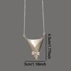 Wearable Vase Necklace Delicate Bouquet Pendant Chain Can Hold Real Or Dried Flowers. A Simple DIY Jewelry Gift Set for Women