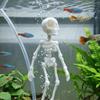 3D Printed Dancing Skeleton Aquarium Ornament Animated Skeletons Statue  Aquarium Tank