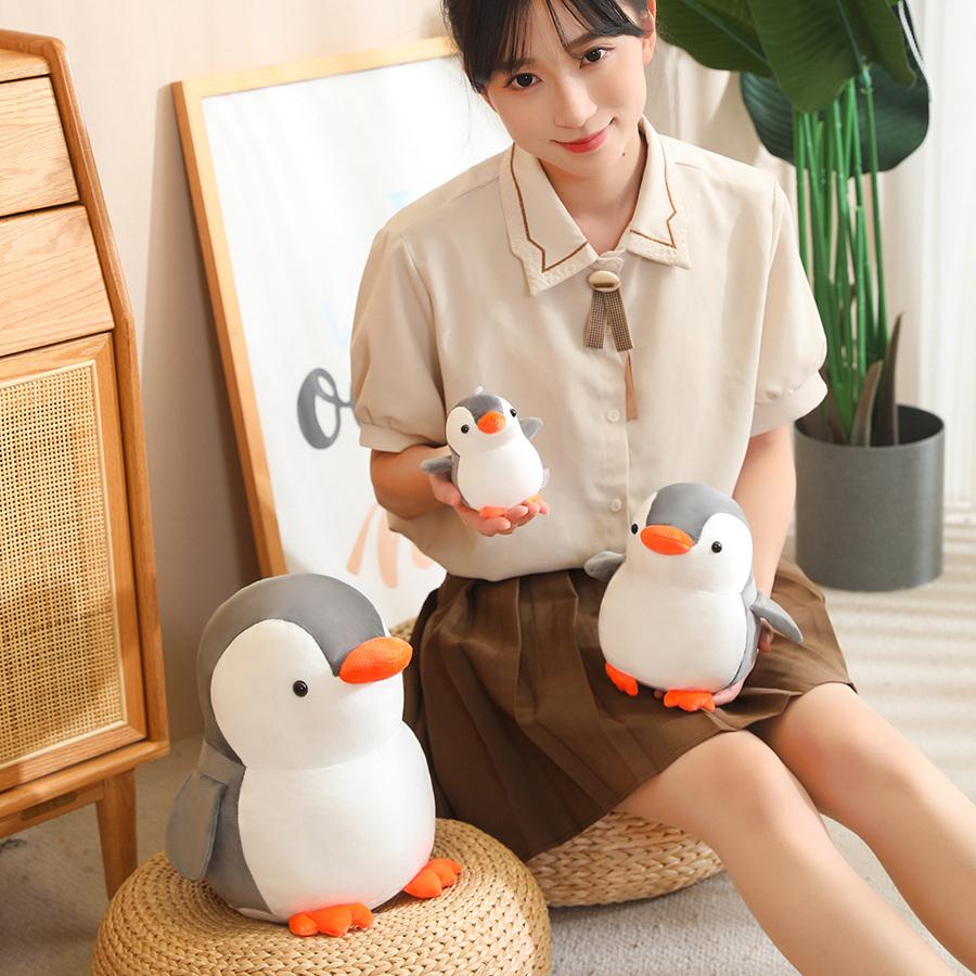 Cartoon-Pinguin-Plüschtier, sechs Farben, Pinguin, Weihnachtsgeschenk für Kinder, schöne, weiche Cartoon-Puppen, Mädchen, Freunde, süßes Geschenk