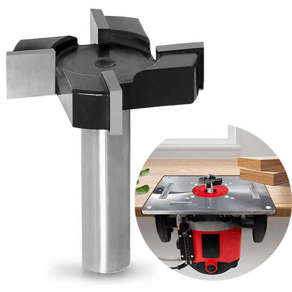 1//4-Inch Shank CNC Spoilboard Surfacing Router Bit Durable Carbide Tipped Tool