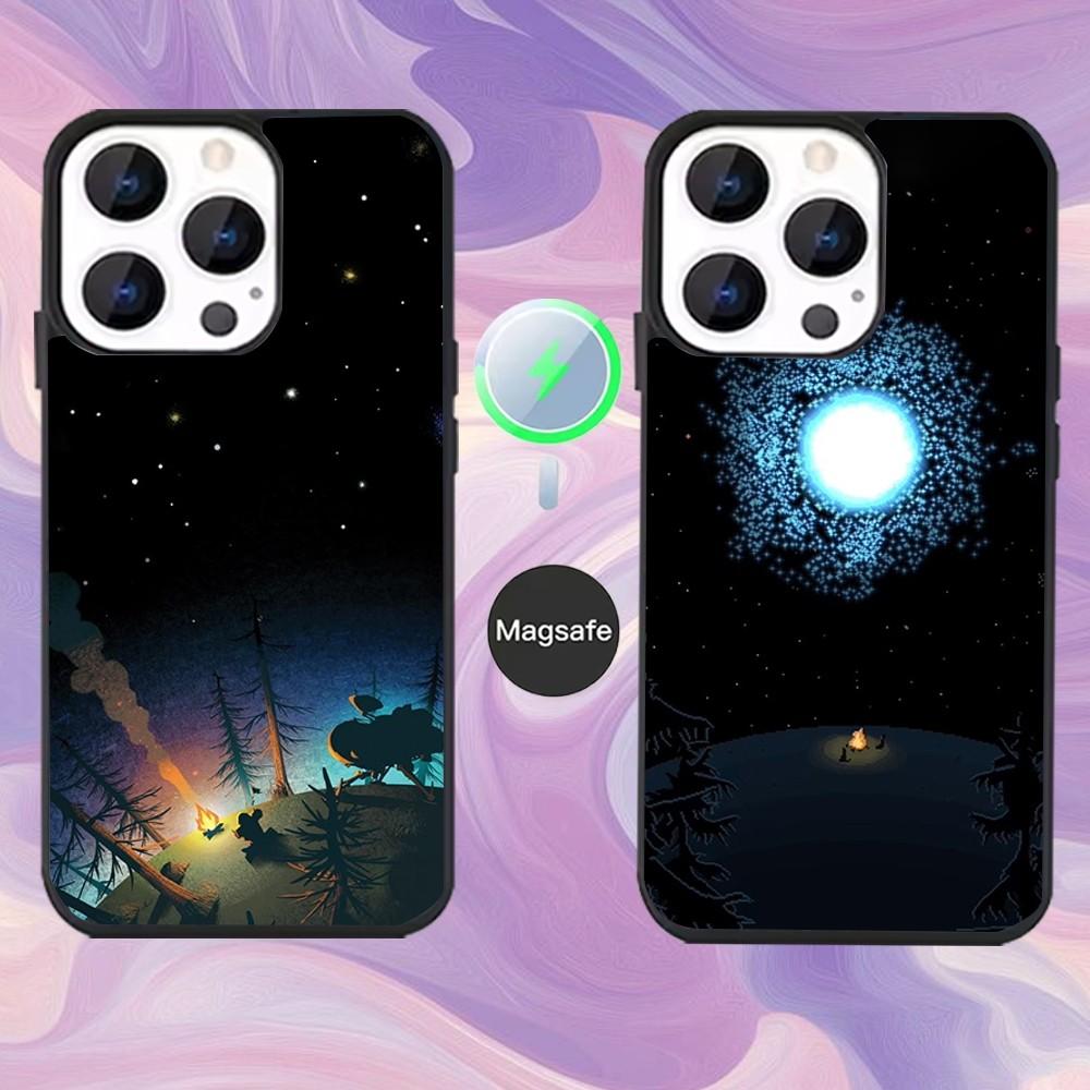 Cool O-Outer Wilds Phone Case For iPhone 16,15,14,13,12,11,Pro,Max,Plus,Mini,Magsafe,Magnetic Wireless Charging Case