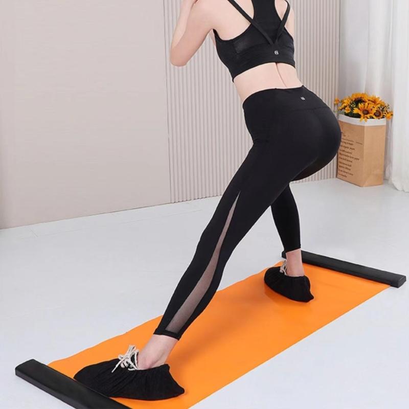 Indoor Gymnastics Track Exercise Mat Fitness Mats Multifunctional Slide Trainer with Nonslip for Home Yoga Pilates Art