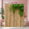 Bamboo Forest Shower Curtain Machine Washable All Season Waterproof Privacy Protection Natural Design Zen Elevate Your Space