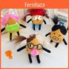 Adorable Potato Family Keychains Soft Pp Cotton Plush For Backpacks And Bags