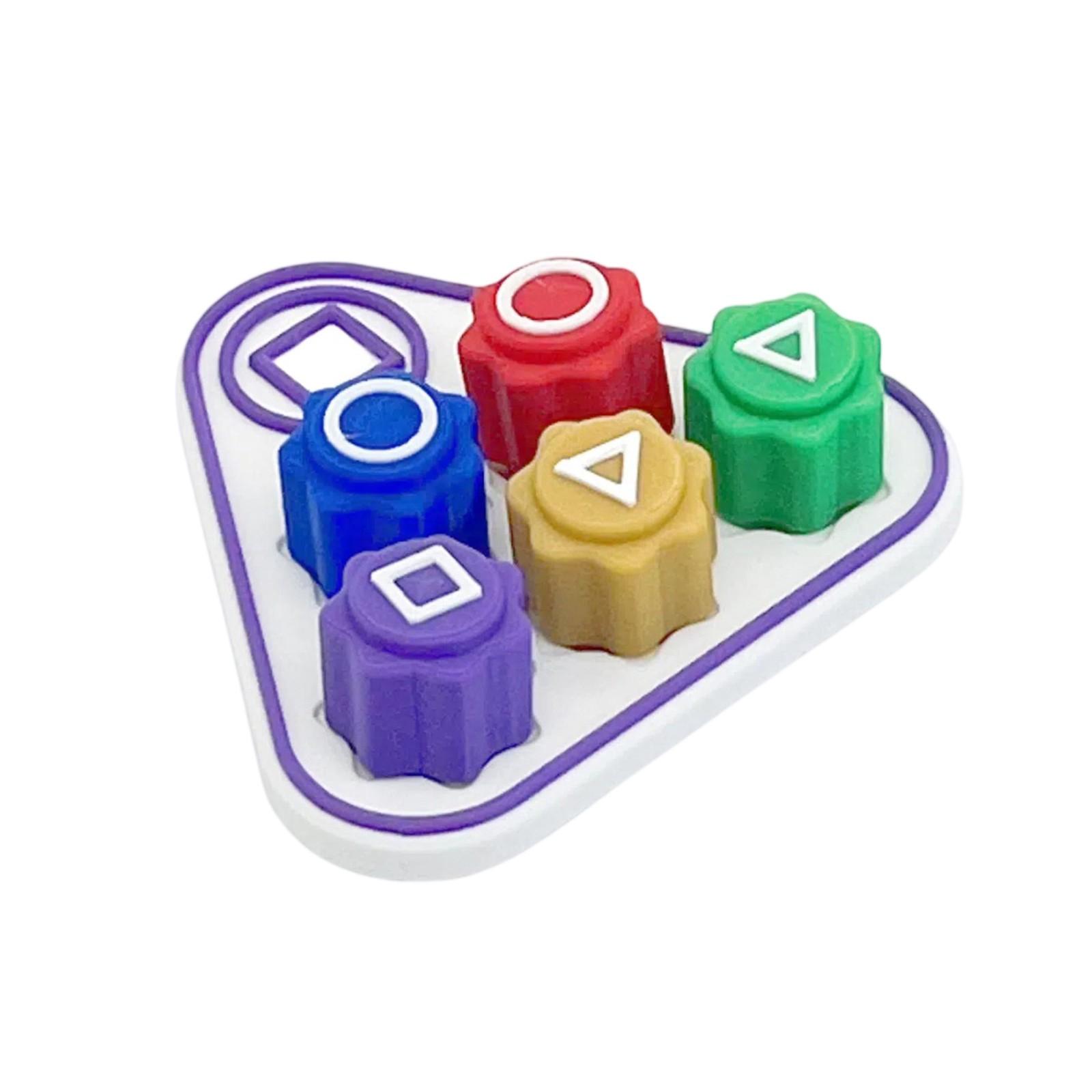 

Игрушки для мини-игр, набор каменных гальок с круглым футляром. Традиционные игровые подарки, мини-игры, захватывающие камни One Size