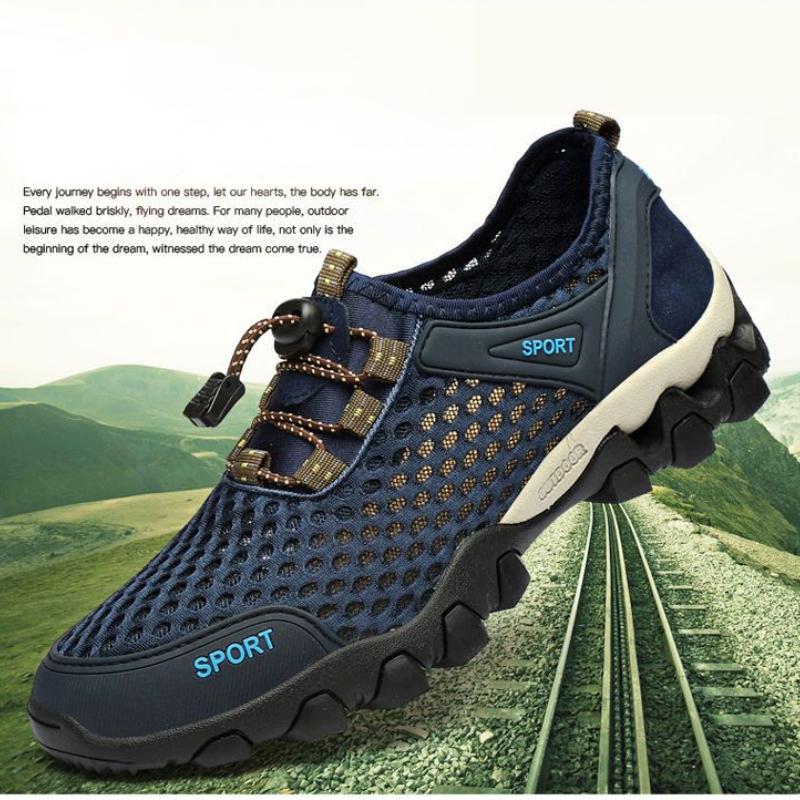 Sandals Men's Sweat Absorbing Deodorant-proof  Shoes Men's Outdoor Sports Hiking Shoes Summer Men's Shoes Breathable  Shoes
