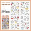 Yuezhen Cute Kitten Cartoon Die-Cut Journal Stickers for Children