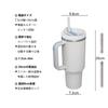 Stainless YIFHBB 1200ML Tumbler with Stainless Steel Travel Vacuum Insulated Large Stylish Car Water Large Tumbler with Handle Rust-Resistant,