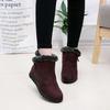 Winter Middle-aged and Elderly Thick Cloth Shoes Warm Snow Boots Large Size Cotton Boots