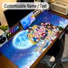 Large Mouse PadSailor Moon Custom Name Text Personalized Desk Mat Non Slip Gaming Pad