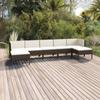 Day and Night - Day and Night Garden Furniture Set 7 Pieces with Brown Synthetic Rattan Cushions