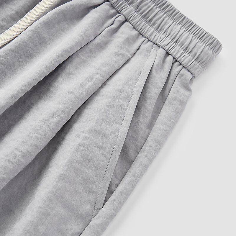 Semir Women's Summer Loose Pleated Milk Fluff Shorts