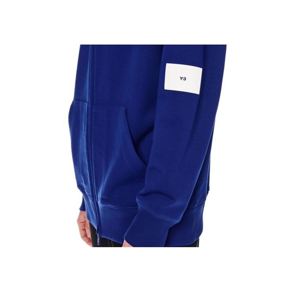 Y-3 Solid Color Label Hoodie Sweater Unisex sweater Blue IB4790