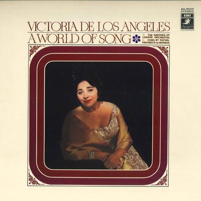 LP Record VICTORIA DE LOS ANGELES, RAFAEL FRU - Los Angeles / The World of Songs (A AA8525 EMI ANGEL Japan Classical Used
