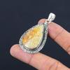 Polychrome Jasper Stone Sterling Silver Sister Bezel Wedding New Pendant Jewelry