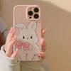 Color Diamond Powder Rabbit 14pro Max IPhone Case IPhone 15 Suitable for 11 Cute 1613 Soft Shell