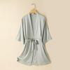 Women's Ice Silk Robe: Elegant, Sexy, and Thin Pajamas for Spring and Autumn.