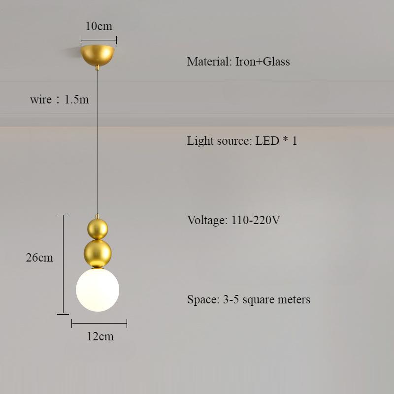 

Современный минималистский подвесной светильник для ресторана, бара, кабинета, скандинавского стиля, креативный светильник Macaron, минималистский светильник для спальни, прикроватный светодиодный подвесной светильник tri colored light