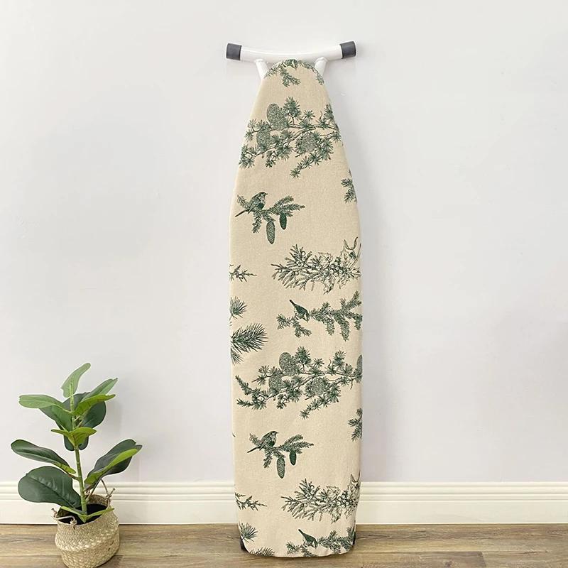 Drukowany pokrowiec na deskę do prasowania Izolacja cieplna Zamienny bawełniany pokrowiec na żelazko z wyściółką Mocno odblaskowy na ciepło Odporny na przypalenia