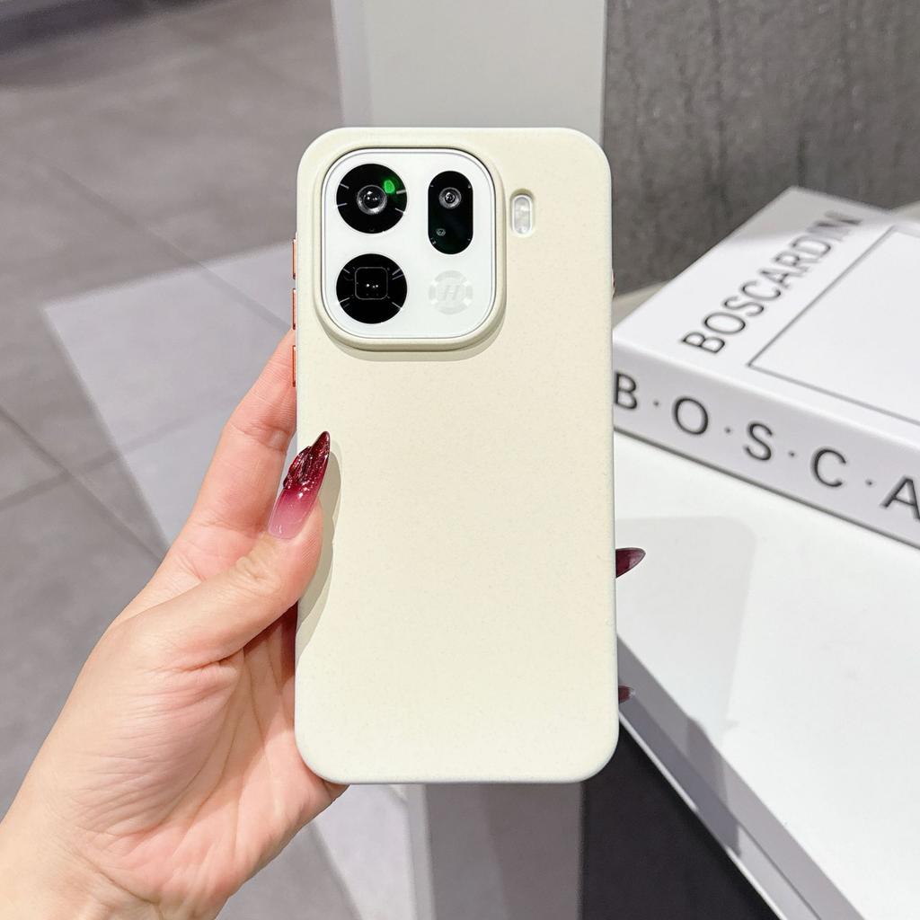 Applicable to OPPOFindX9ultra skin-sensitive rock sand mobile phone case X9Pro magnetic suction rotating bracket contrasting color protective cover